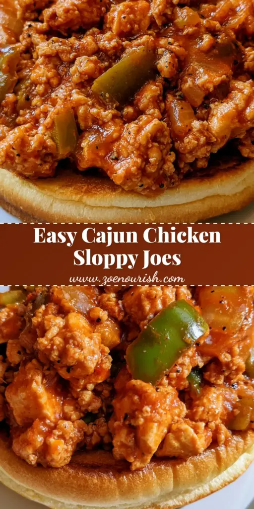 Cajun Chicken Sloppy Joes: A Bold and Saucy 30-Minute Dinner 4 A handheld smartphone photo of Cajun Chicken Sloppy Joes on a toasted brioche bun, featuring a thick glossy orange-red sauce and green bell peppers on a white plate. (Cajun Chicken Sloppy Joes)